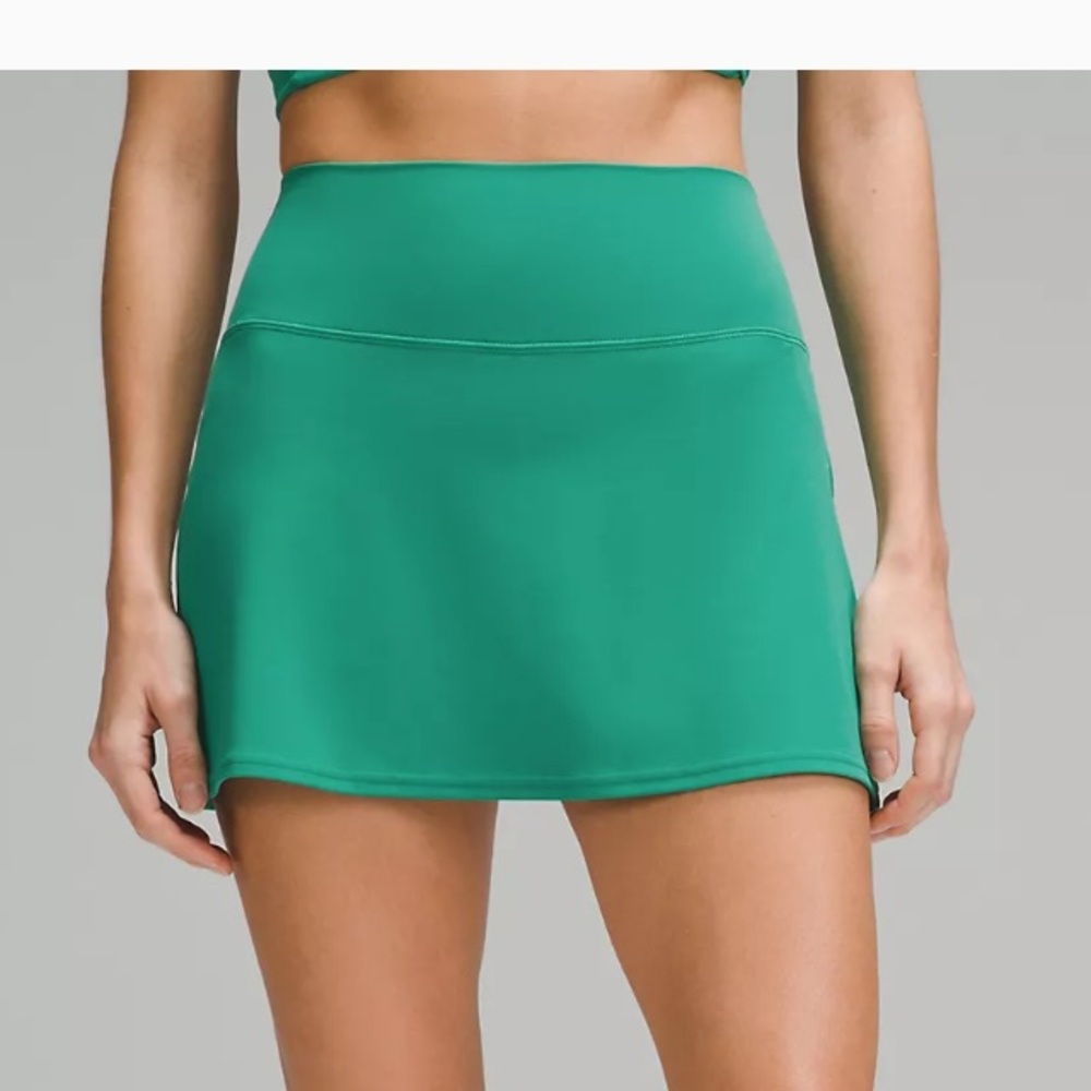 lululemon athletica Teal Crop Tank and Skirt Set - Picture 3 of 14